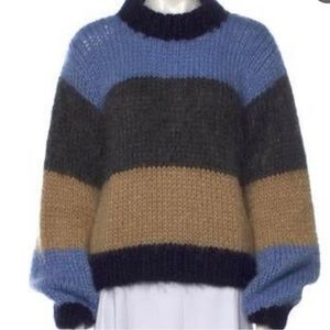 Ganni color block sweater